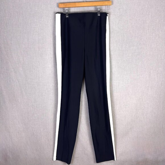 Athleta Interstellar Tight Pants Women's 10 Black Colorblock Athleisure Travel - Picture 1 of 13